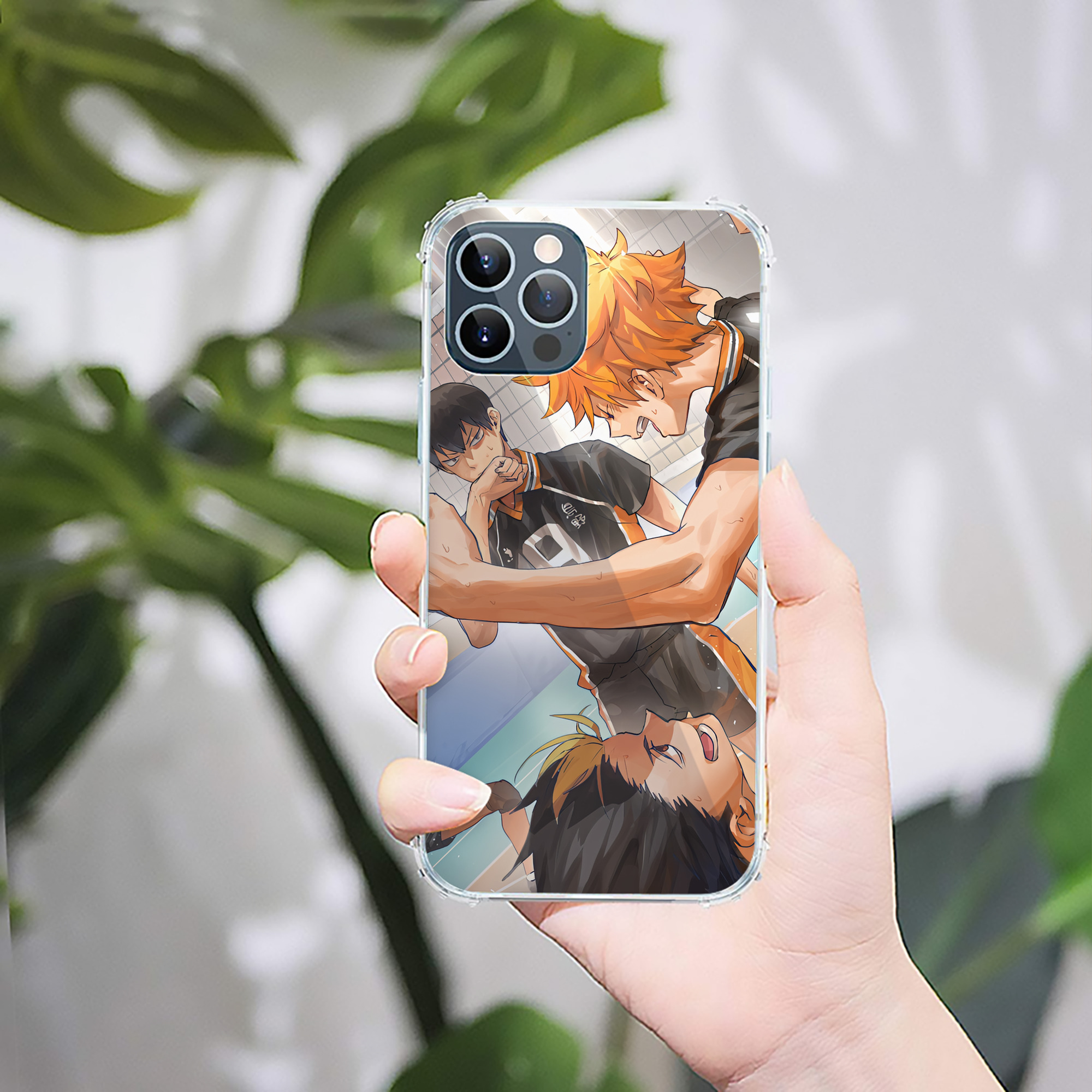 （画像用） ハイキュー!! Haikyu!! 【iPhone 12シリーズ対応】透明スマホケース（クリアソフトケース）
